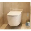 szczotka wc, szczotka do toalety, szczotka wc bambusowa, szczotka wc z pojemnikiem, szczotka toaletowa, szczotka wc szara, akcesoria łazienkowe